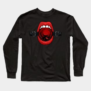 Cartoon Lips Long Sleeve T-Shirt